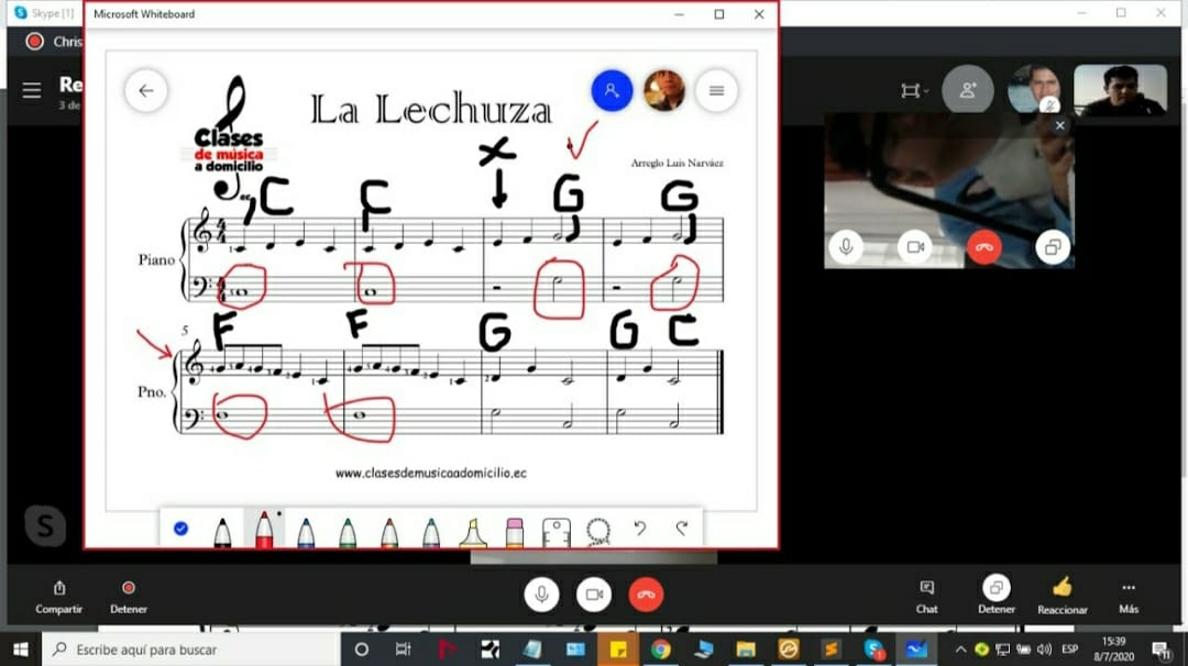clases de piano online perú